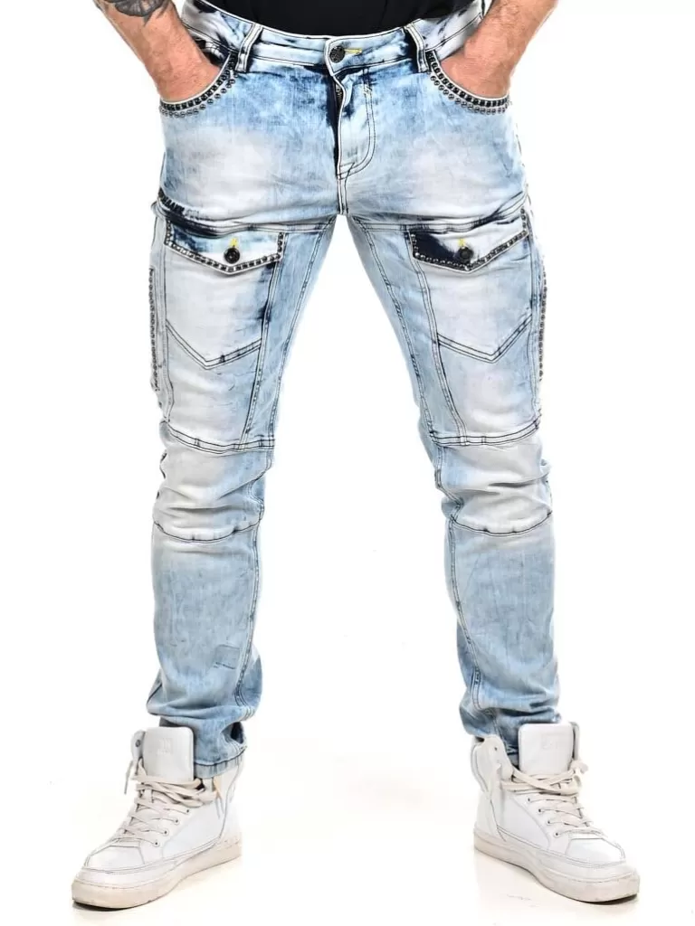 Aldous Jeans - Lyseblå^Cipo & Baxx Outlet