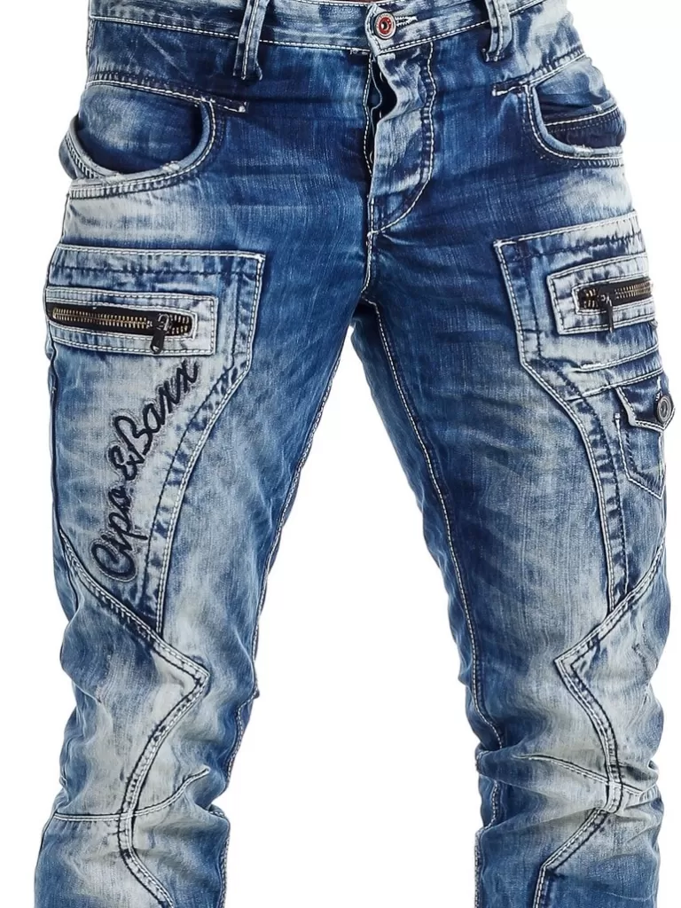 Asphalt Law Jeans - Morkebla^Cipo & Baxx Cheap