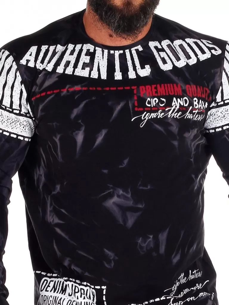 Authentic Longsleeve - Sort^Cipo & Baxx New