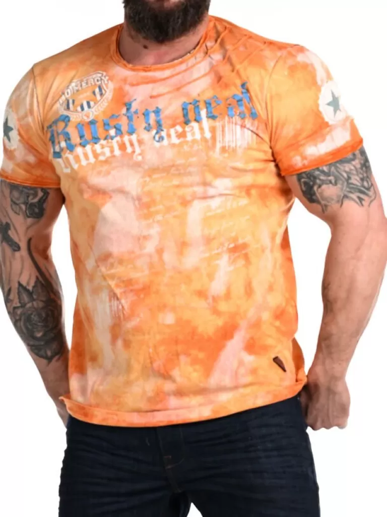 Baxtar T-Shirt - Orange^Rusty Neal Hot