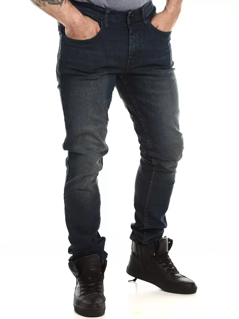 Raw Coated Jeans - Mellanbla^Blend Clearance