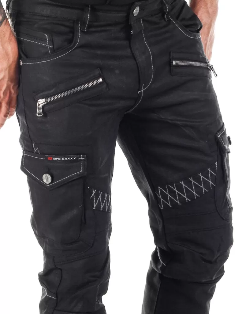 Blizzard Command Cargo Jeans - Sort^Cipo & Baxx Clearance