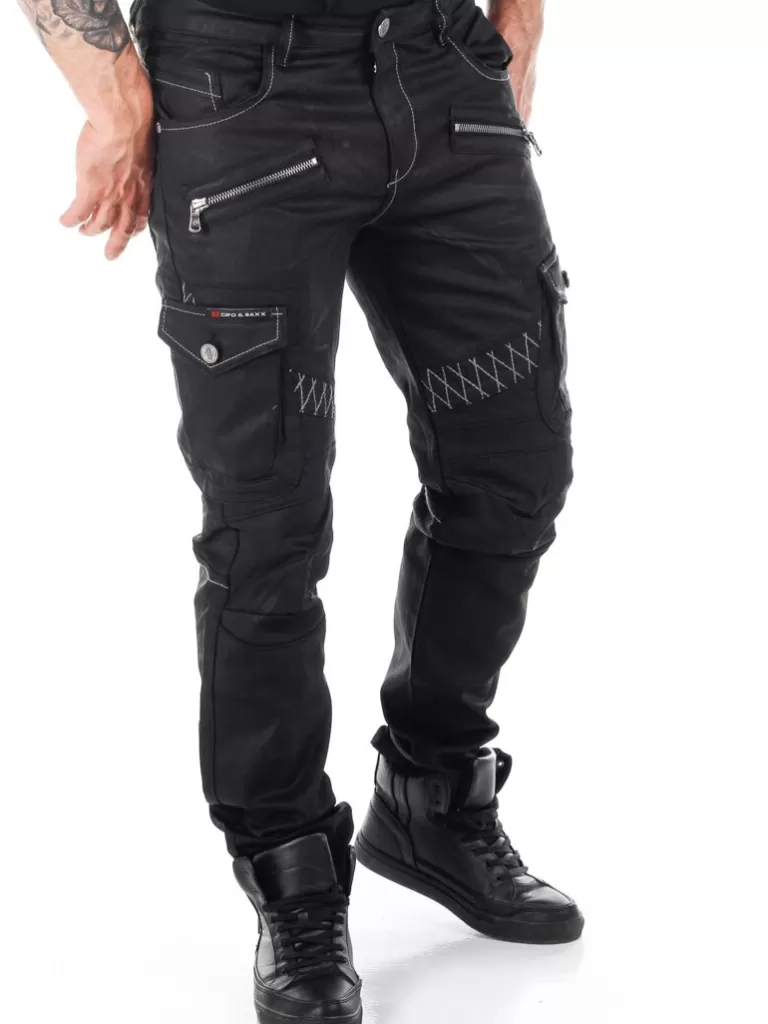 Blizzard Command Cargo Jeans - Sort^Cipo & Baxx Clearance