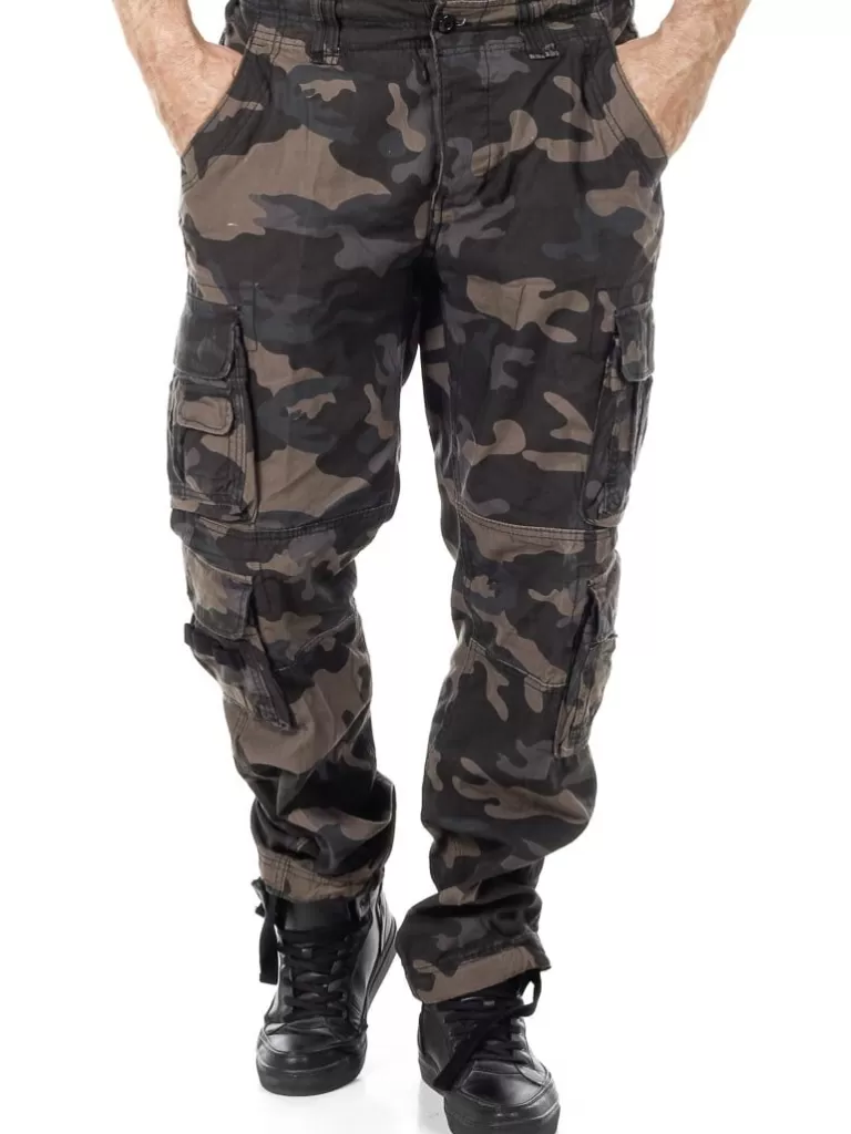 Pure Slim Fit Bukser - Dark Camo^Brandit Store