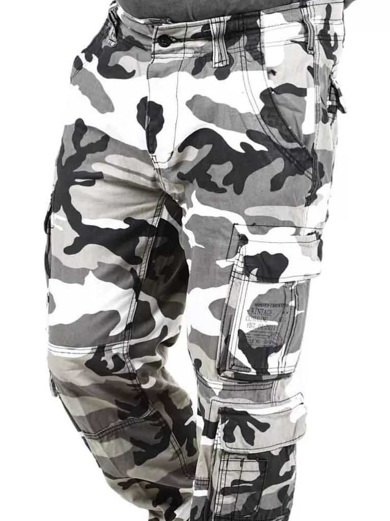 Pure Slim Fit Bukser - Hvid/Camo^Brandit Shop