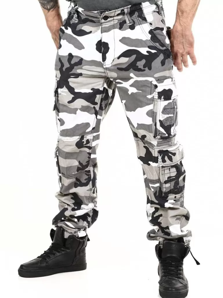 Pure Slim Fit Bukser - Hvid/Camo^Brandit Shop