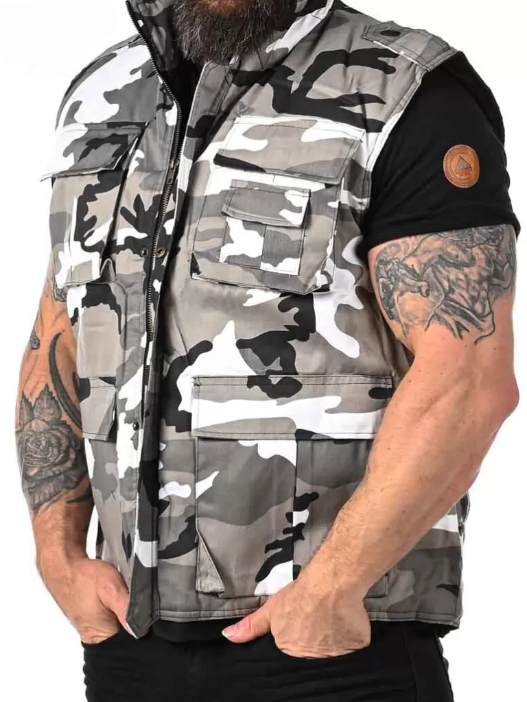 Ranger Vest - Hvid/Camo^Brandit Discount