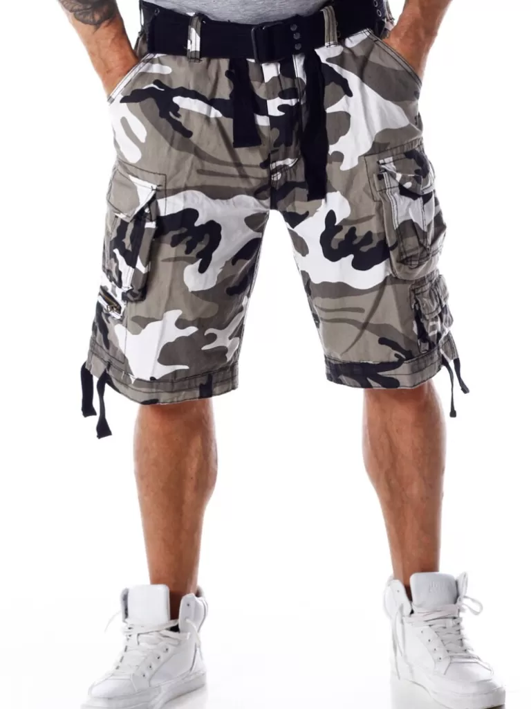 Savage Vintage Shorts - Hvid/Camo^Brandit Outlet