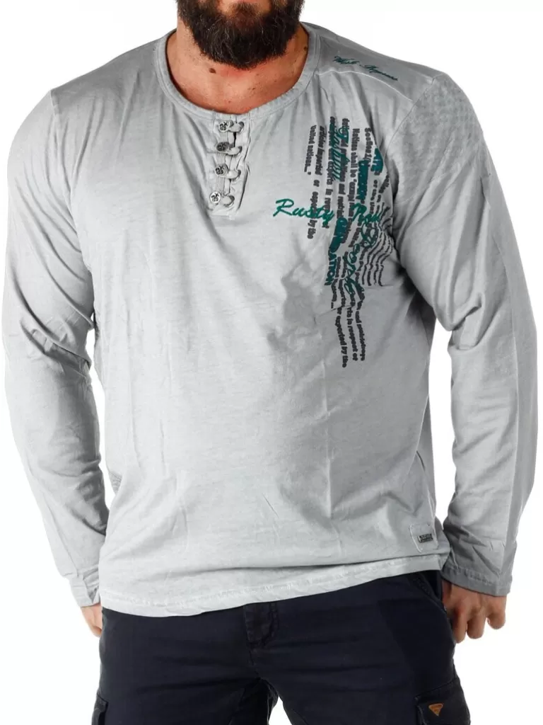 Ceylon Longsleeve - Lysegra^Rusty Neal Discount