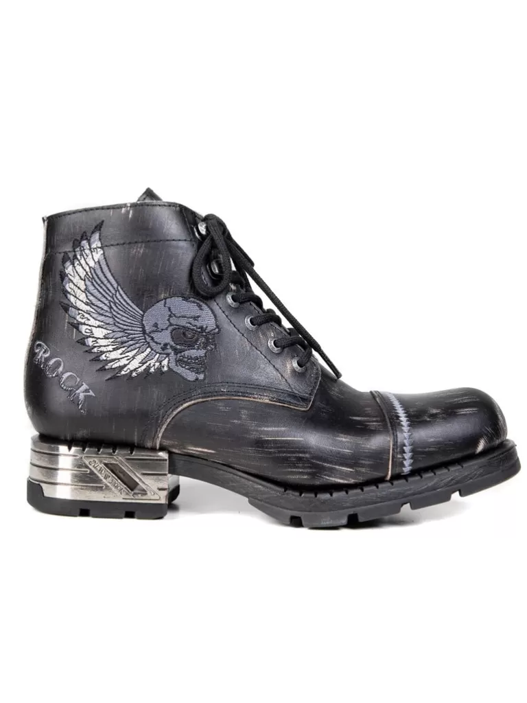 Desperado Boots - Dirty Black/Solv^New Rock Best