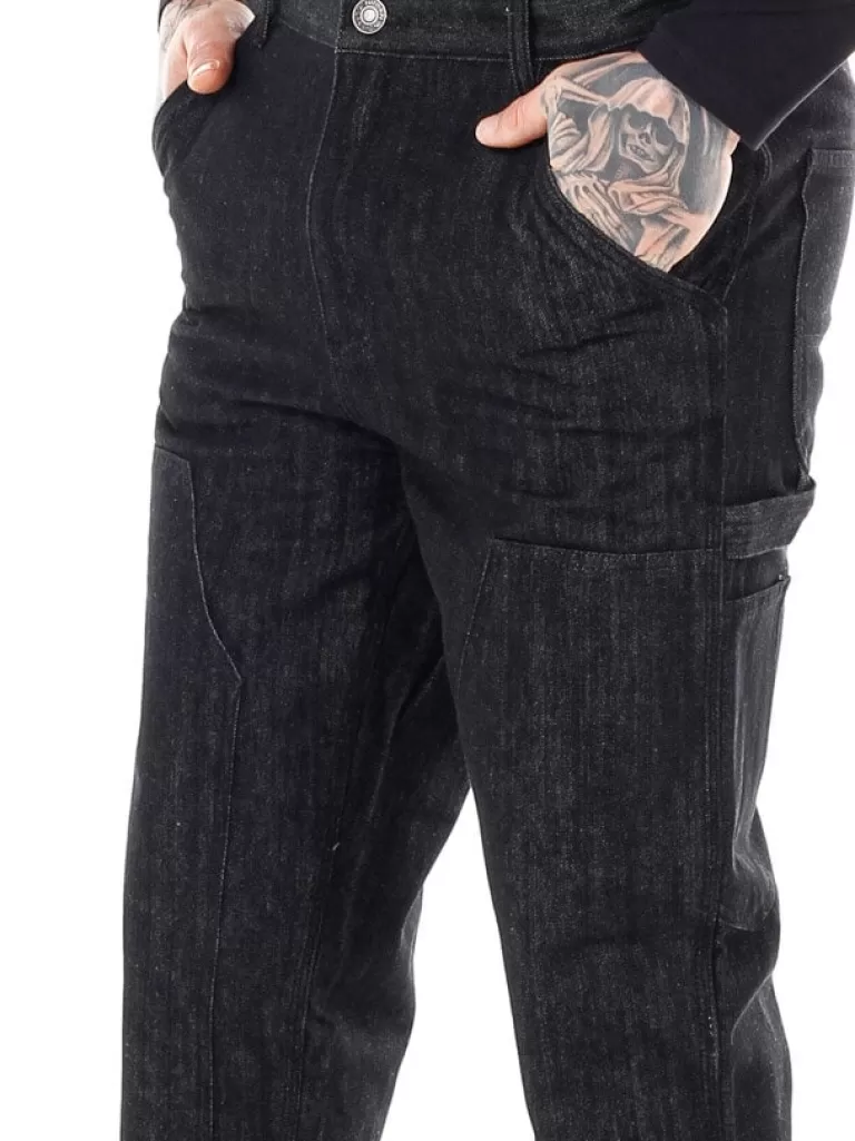 Double Knee Urban Jeans - Sort^Urban Classic Clearance