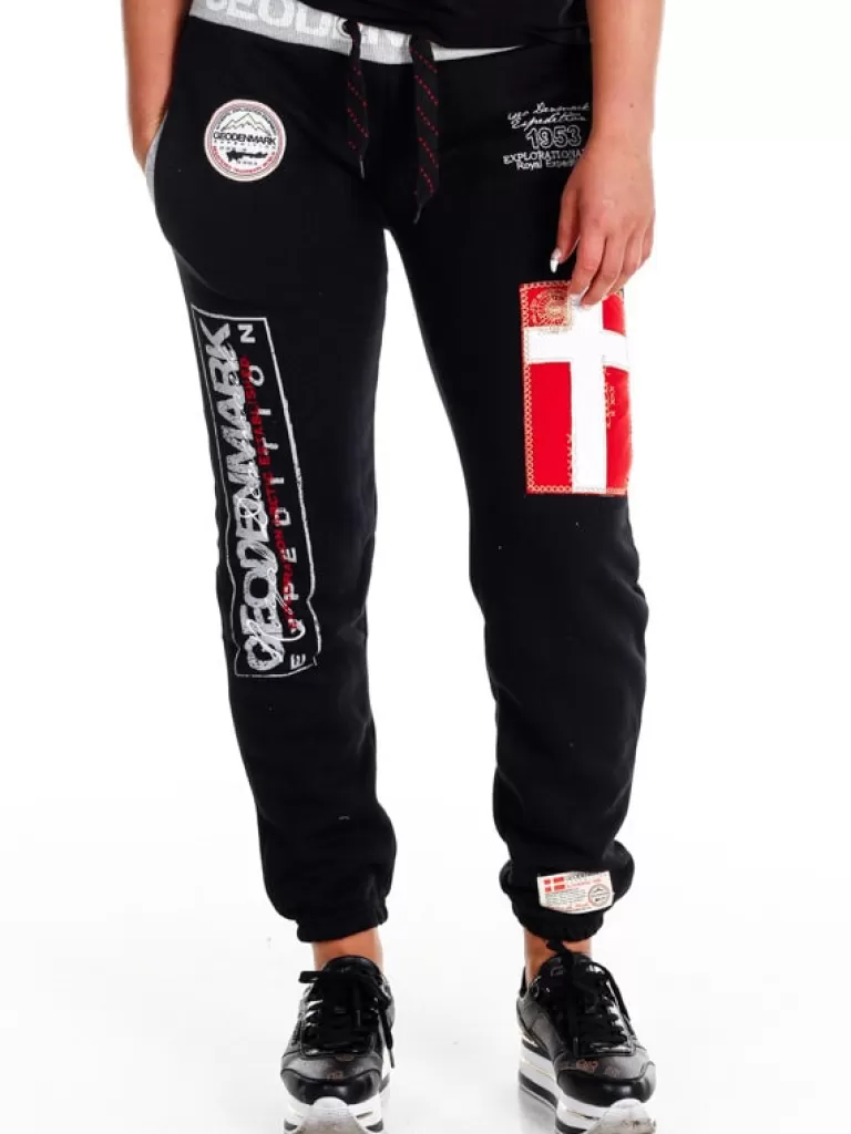 Geo Denmark Lady Sweatpants - Sort^Geographical Norway Clearance