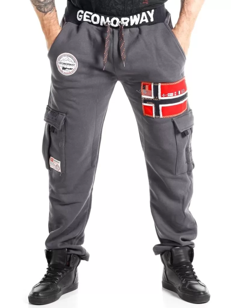 Geo Norway Cargo Sweatpants - Morkegra^Geographical Norway Cheap