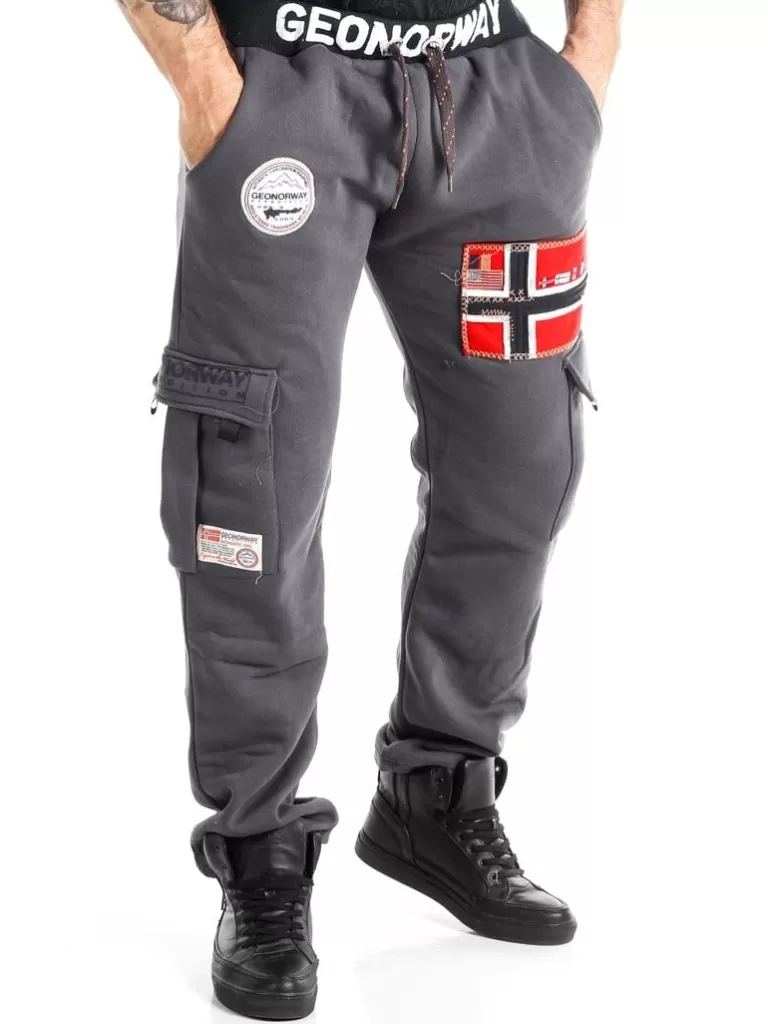 Geo Norway Cargo Sweatpants - Morkegra^Geographical Norway Cheap