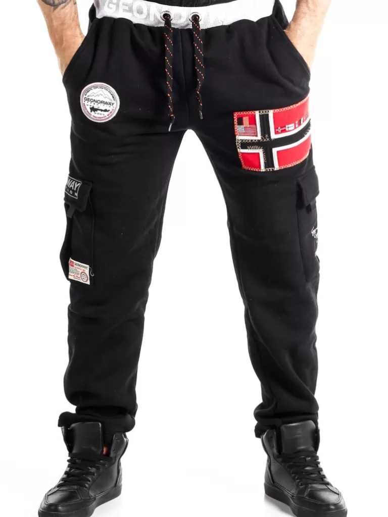 Geo Norway Cargo Sweatpants - Sort^Geographical Norway Discount