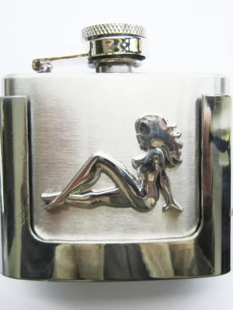 Hip Flask Lady Bæltespænde - Solv^Ivory Falcon Clearance