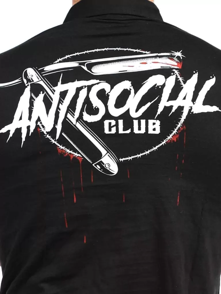 Anti Social Club Pike - Sort^Hyraw Cheap