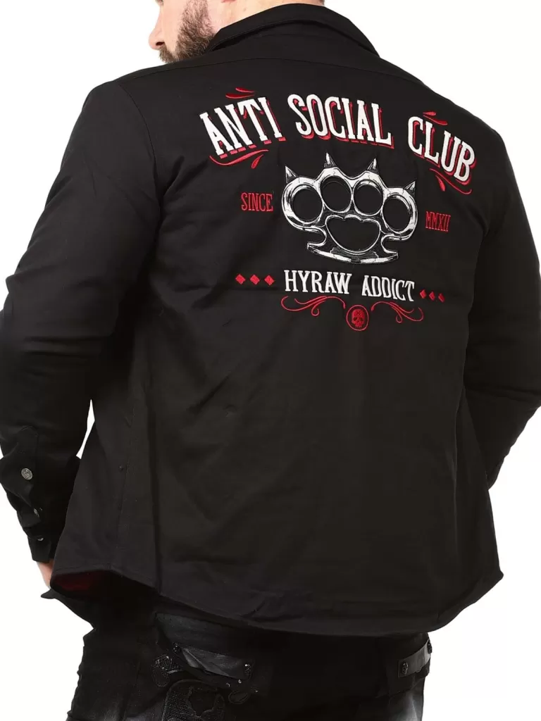 Anti Social Jacka - Svart^Hyraw Store