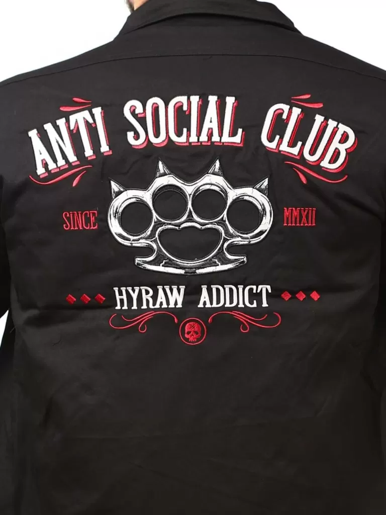 Anti Social Jacka - Svart^Hyraw Store