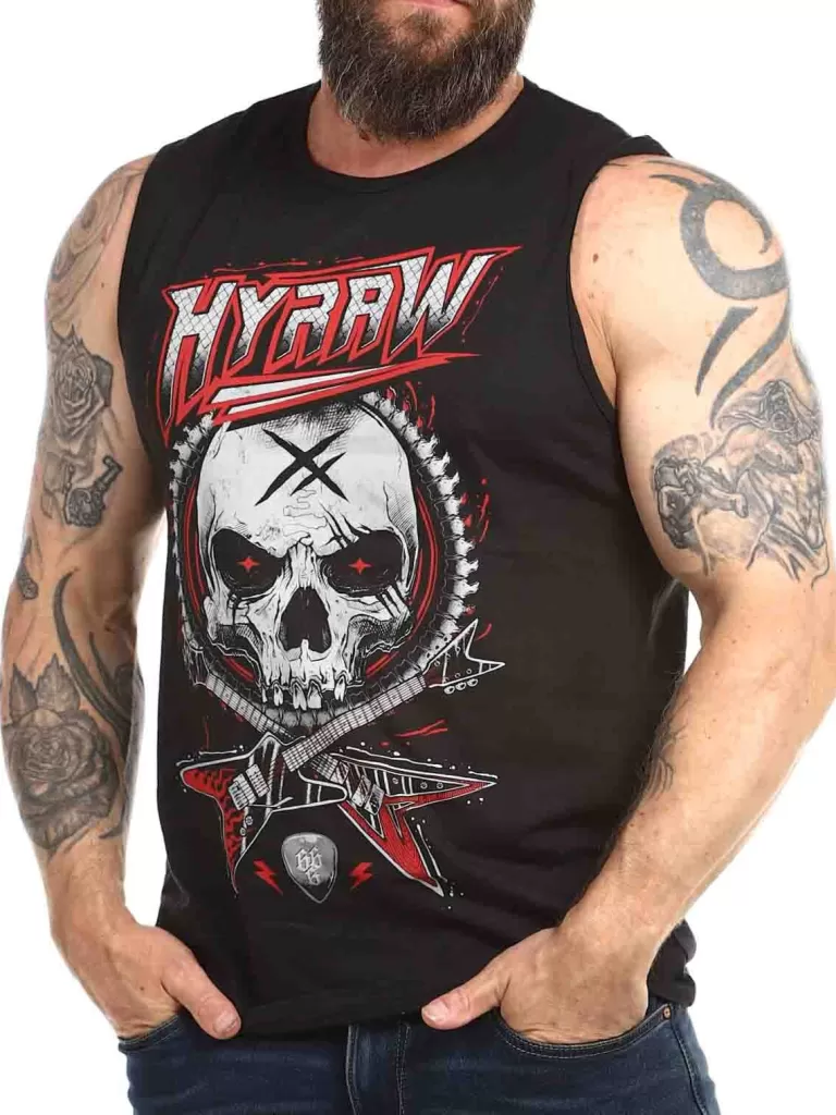 Heavy Tanktop - Sort^Hyraw Sale