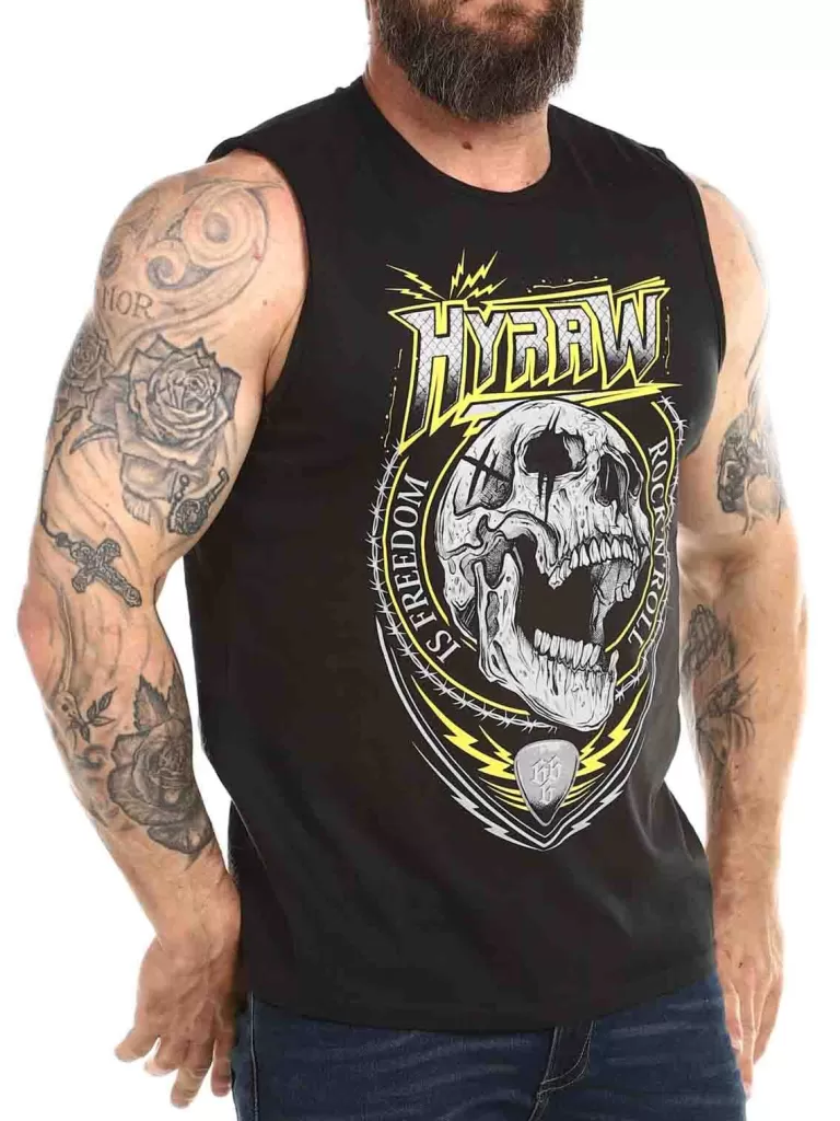 Rock N Roll Tanktop - Sort^Hyraw Cheap