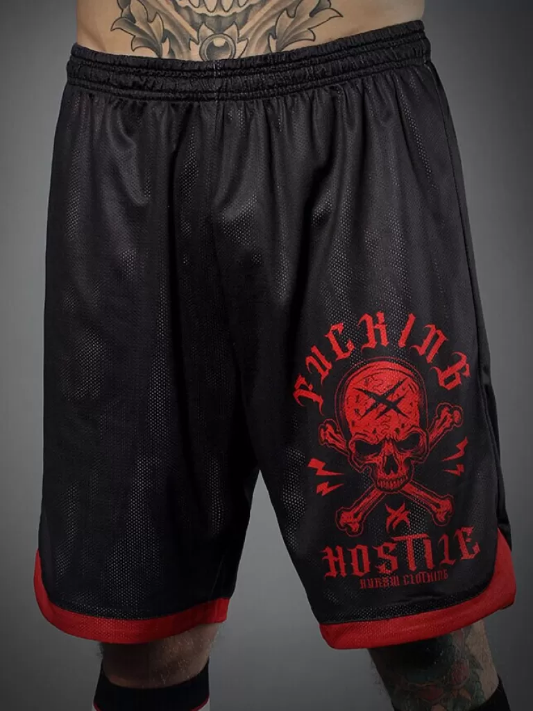 Sport Label Shorts - Sort^Hyraw Flash Sale