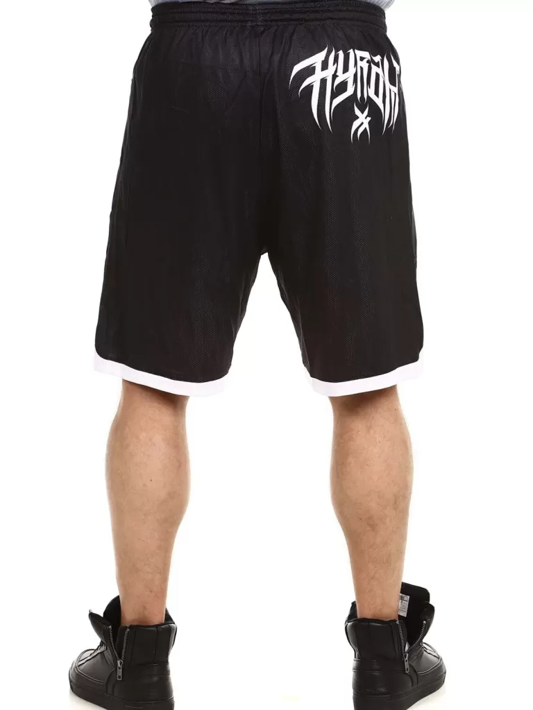 Sport Label Shorts - Sort^Hyraw Flash Sale