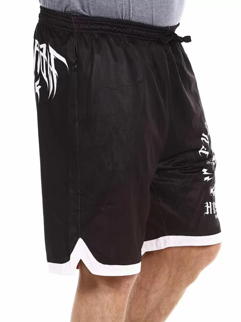 Sport Label Shorts - Sort^Hyraw Flash Sale