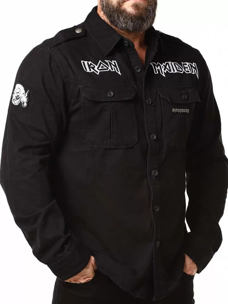 Iron Maiden Vintage Skjorte - Sort^Brandit Flash Sale