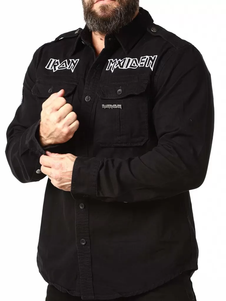 Iron Maiden Vintage Skjorte - Sort^Brandit Flash Sale