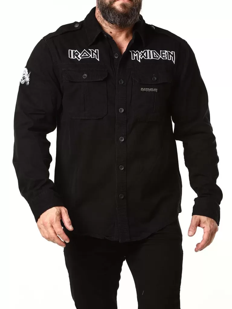 Iron Maiden Vintage Skjorte - Sort^Brandit Flash Sale