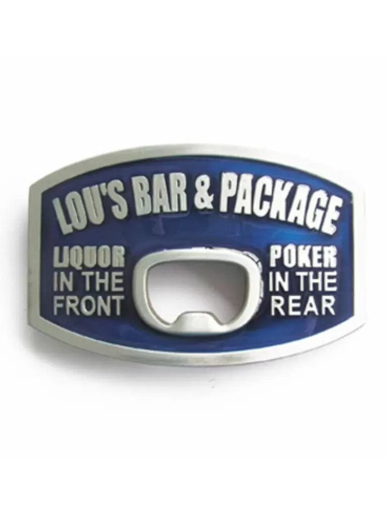 Lou´S Bar Cap Opener Bæltespænde - Bla/Solv^Ivory Falcon New