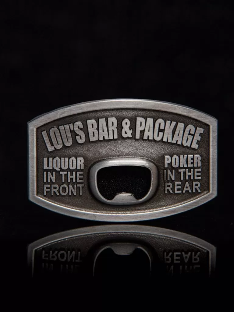 Lou´S Bar Cap Opener Bæltespænde - Solv^Ivory Falcon Cheap