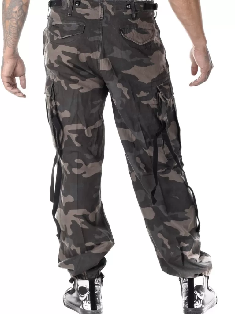 M-65 Vintage Cargobukser - Dark Camo^Brandit Cheap