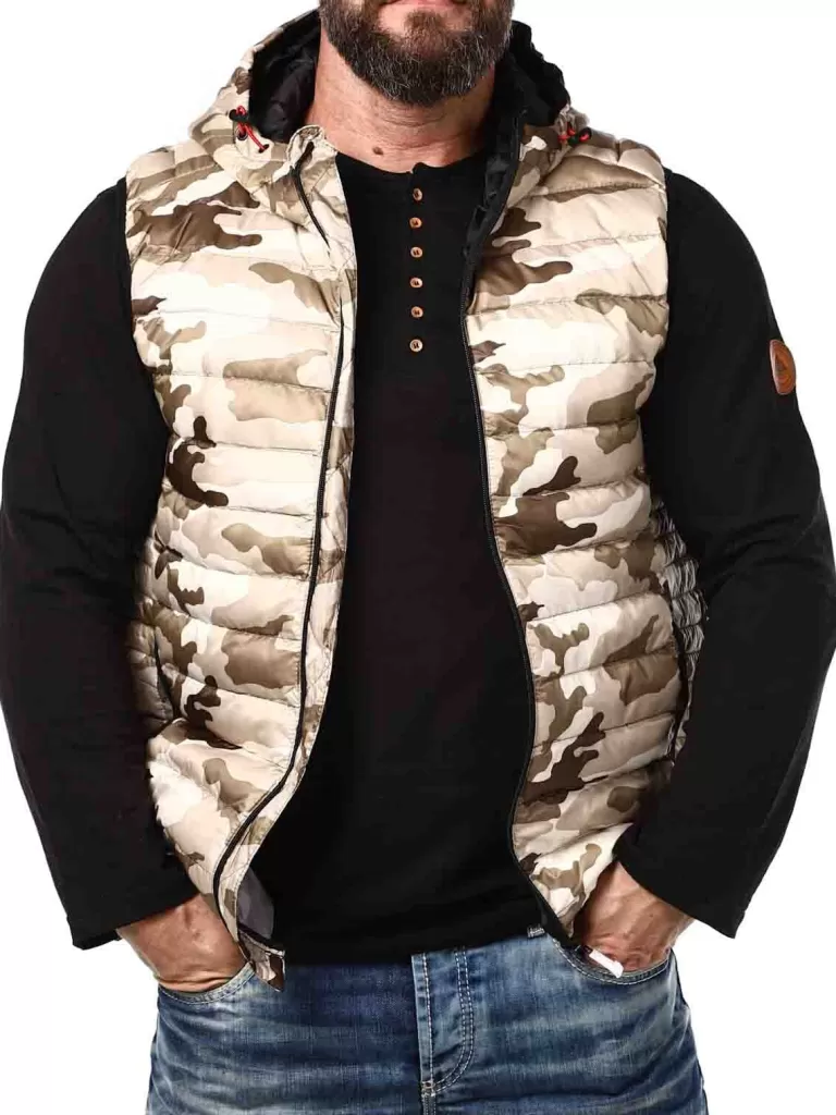 Mauricio Vest - Beige/Camo^Ombre Best Sale