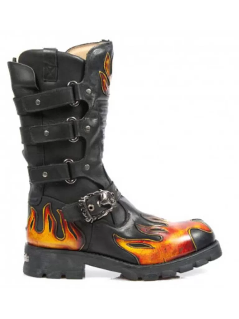 Motorcycle Boots - Sort^New Rock Clearance