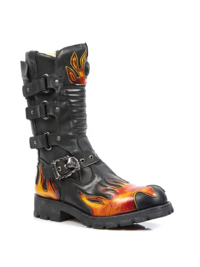 Motorcycle Boots - Sort^New Rock Clearance