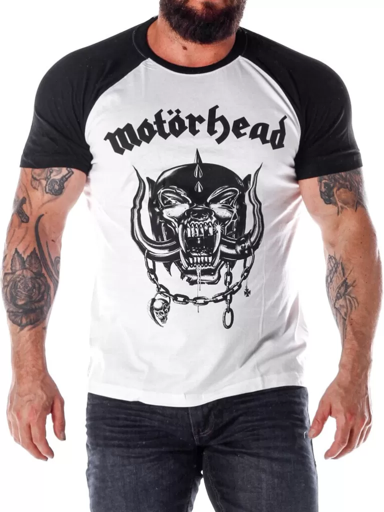 Motorhead Everything Louder T-Shirt - Hvid/Sort^Urban Classic Cheap