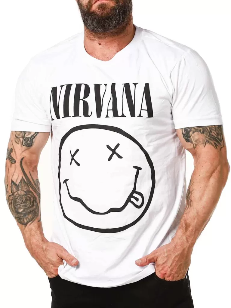 Nirvana Lithium T-Shirt - Hvid^Urban Classics Shop