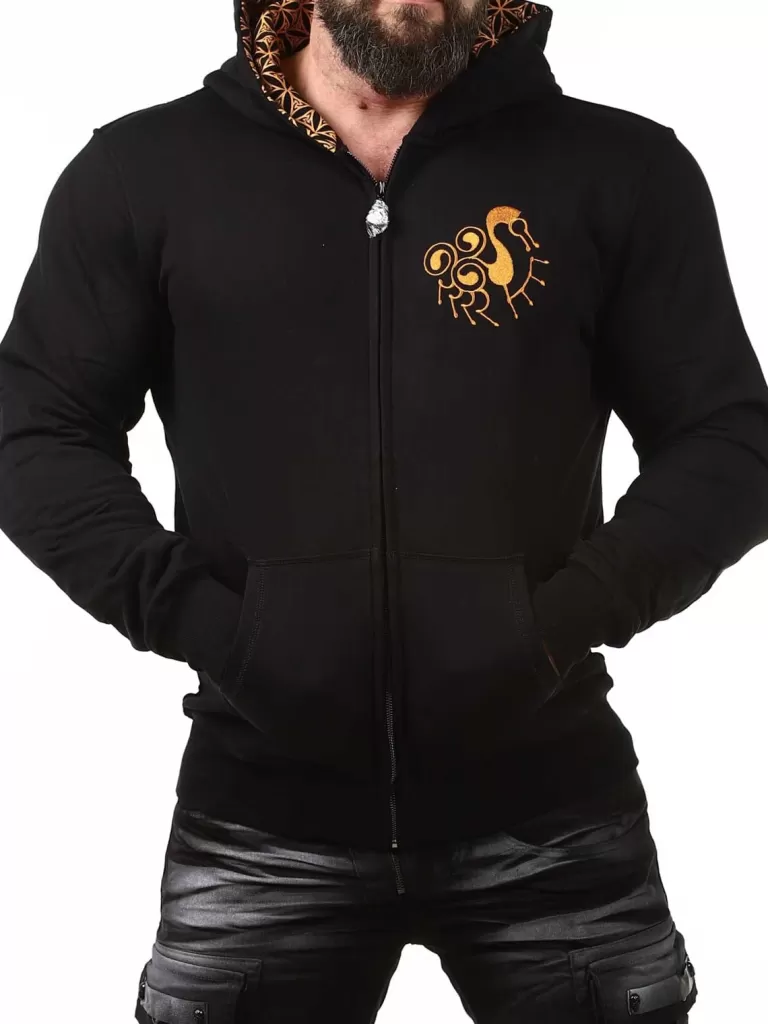 Adlerfibel Hoodie - Sort^Old Norse Online