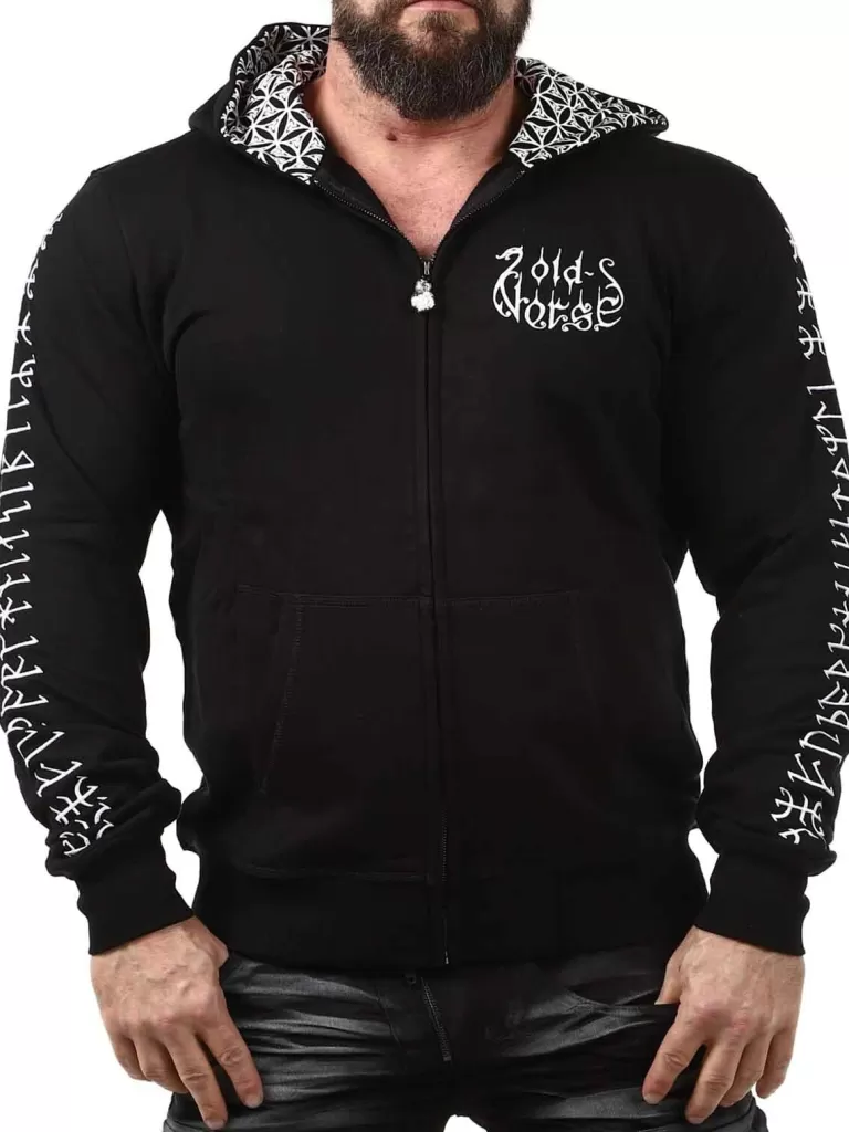 Pentagaldr Hoodie - Sort^Old Norse Best