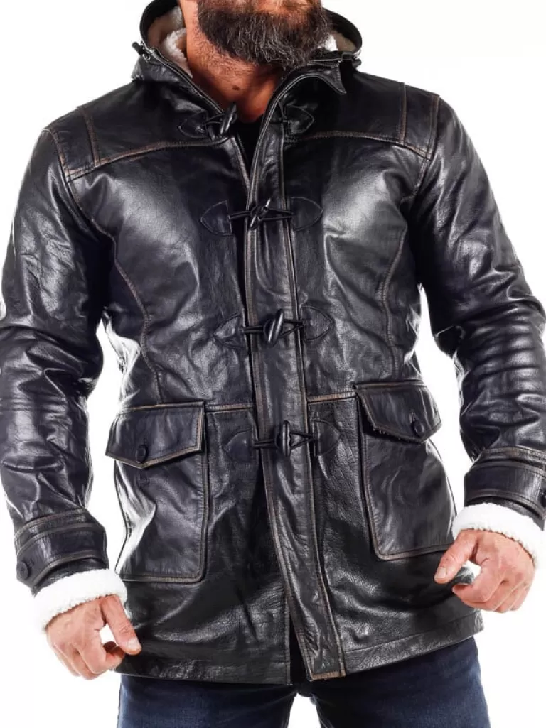 Rd Matan Foret Skindfrakke - Vintage Black^* Online