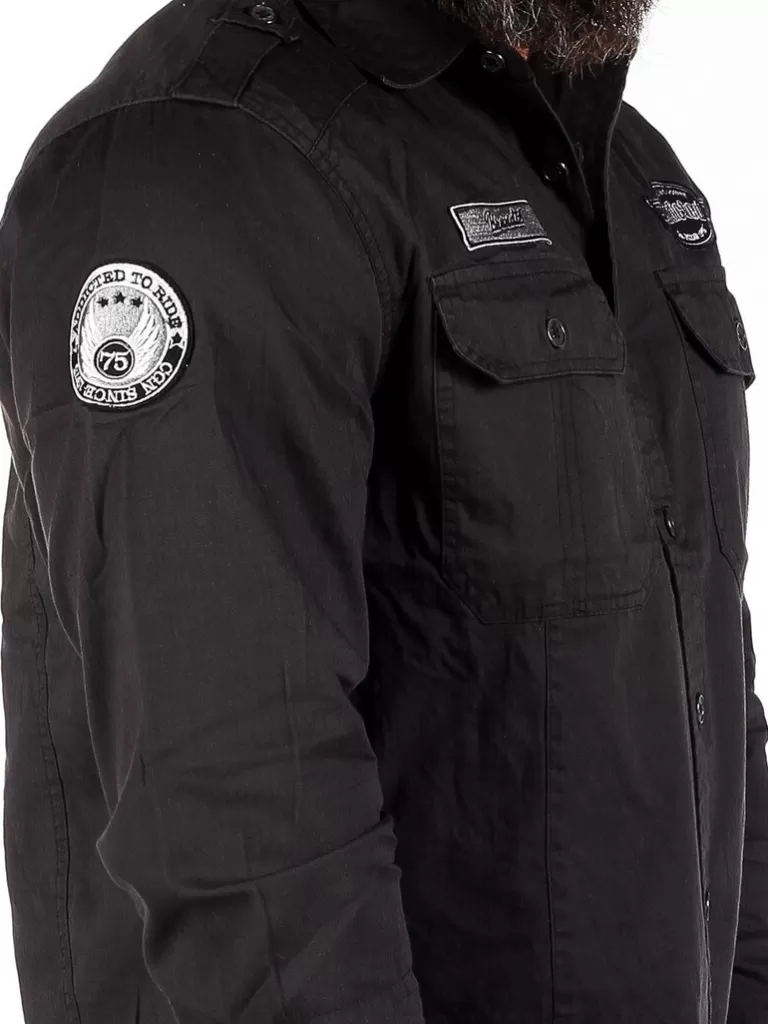 Road Star Vintage Skjorte - Sort^Brandit Clearance