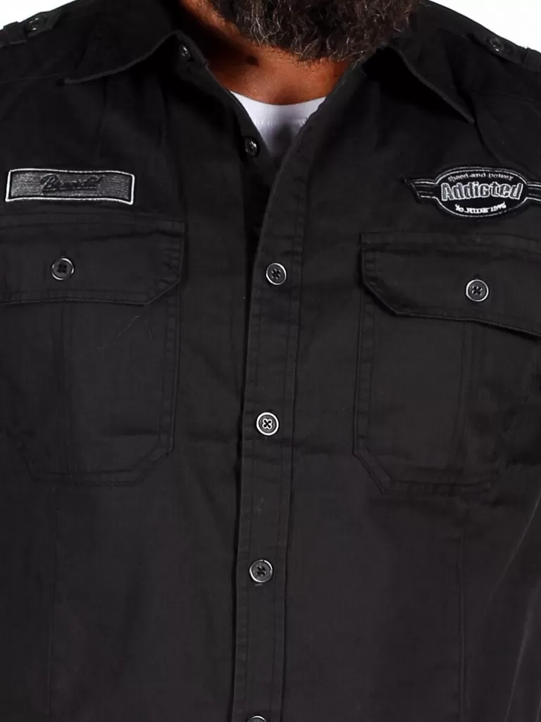 Road Star Vintage Skjorte - Sort^Brandit Clearance