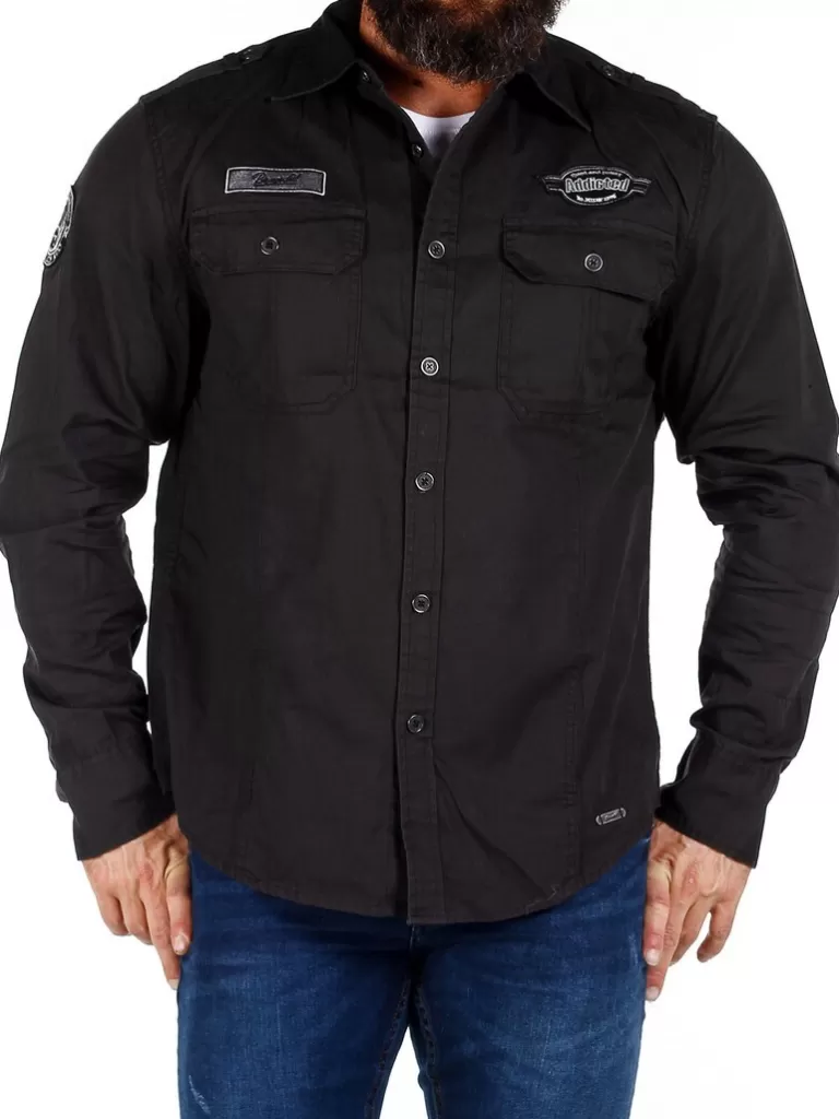 Road Star Vintage Skjorte - Sort^Brandit Clearance