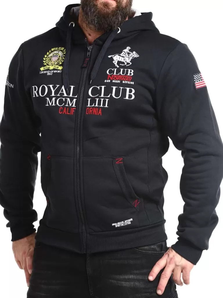 Royal Club Hoodie - Morkebla^Geographical Norway Best