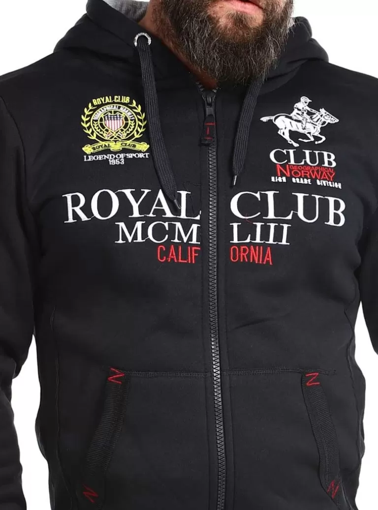 Royal Club Hoodie - Morkebla^Geographical Norway Best