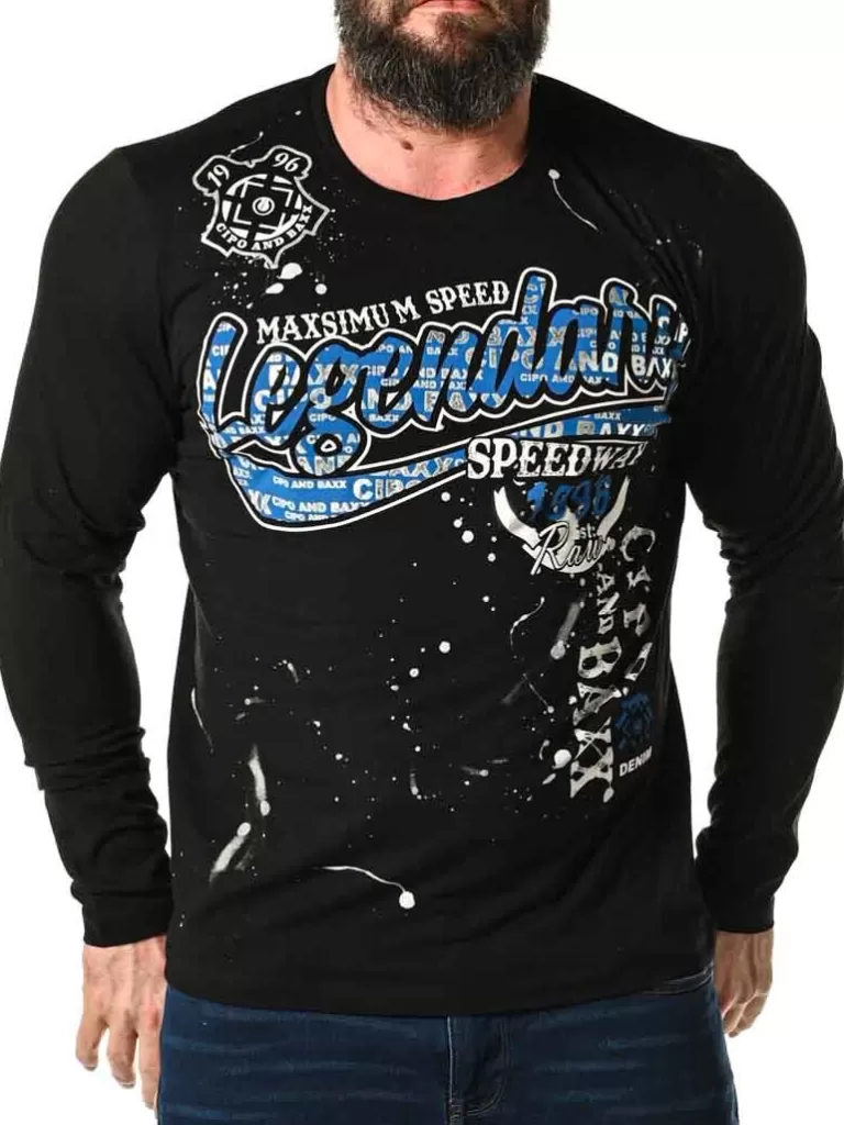 Speedway Longsleeve - Sort^Cipo & Baxx Shop