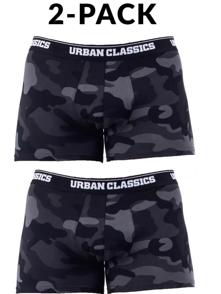 Urban Camo Boksershorts 2-Pak - Gra^Urban Classics Cheap