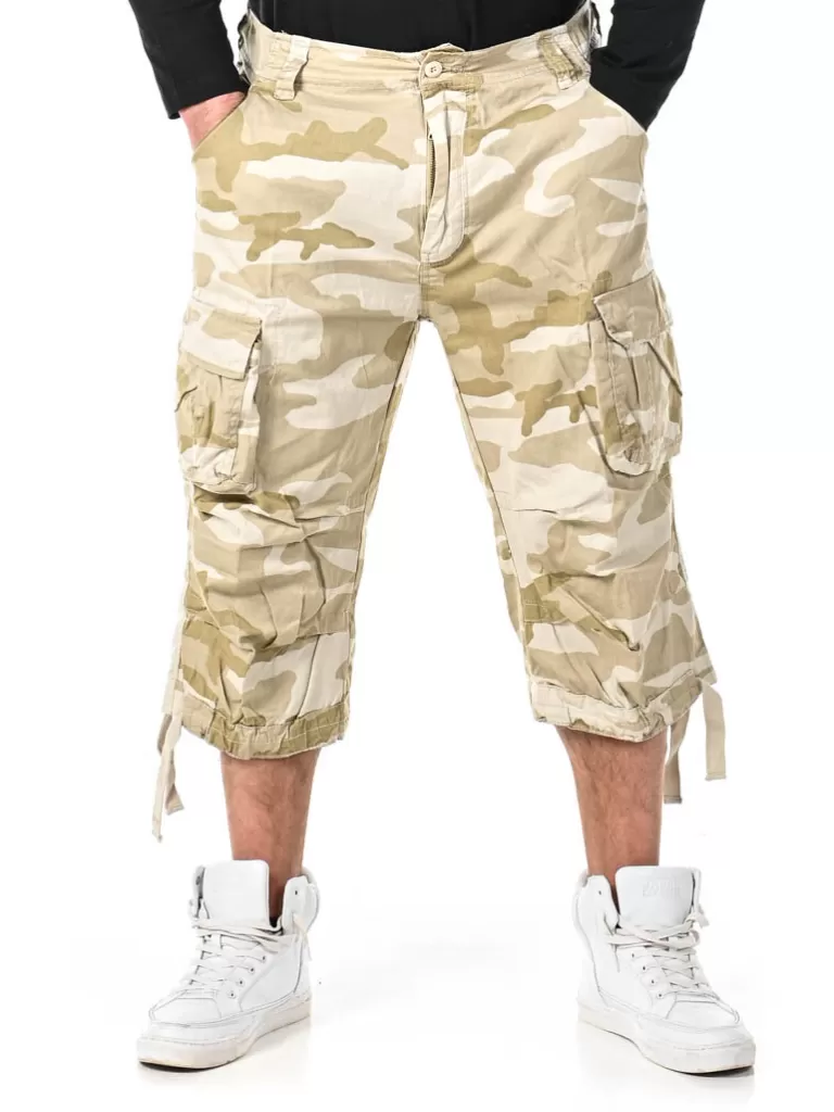 Urban Legend 3/4 Shorts - Camo/Beige^Brandit Online